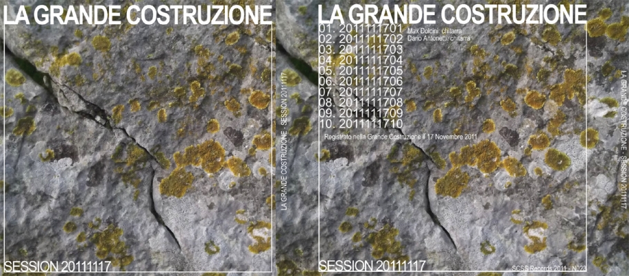 n023 la grande costruzione: session 20111117 2011 n023 la grande costruzione: session 20111117 2011